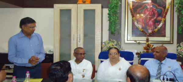 Conviner of Spritual Commitee of Agrawal Sabha speaking